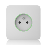 Ajax SoloCover (smart) - Samostatný kryt zásuvky, bílá