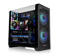 THERMAL TAKE Case View 390 Air, ATX, Průhledná bočnice, 2x 120mm Fan, černá