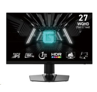 MSI LCD G272QPF E2, 27", 2560x1440, Rapid IPS, 180Hz, 1ms, VESA 100x100, Black
