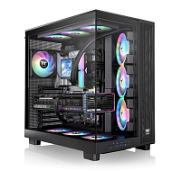 BAZAR THERMALTAKE Case View 380 XL TG ARGB, ATX, Průhledná bočnice, 4x 120mm ARGB Fan, černá POŠKOZENÝ OBAL