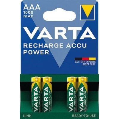 Varta LR03/4BP 1000 mAh Ready to use (Blistr 4ks)