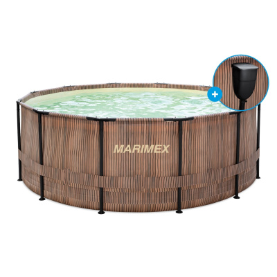 Marimex Florida bazén 3,66x0,99 m se zabudovaným skimmerem - motiv TEAK