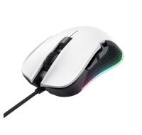 TRUST herní myš GXT 922W YBAR Eco Gaming Mouse, optická, USB, bílá