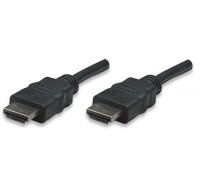 MANHATTAN kabel High Speed HDMI 3D, Male to Male, stíněný, černý, 7,5m