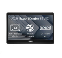 ASUS PC AiO ExpertCenter E1 (E1600WKAT-MR4128X), Celeron N4500, 15.6" 1920 x 1080, 4GB, 128GB SSD, UHD, W11 Pro, Black