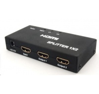 PREMIUMCORD HDMI splitter 1-2 porty kovový s napájením, 4K, FULL HD, 3D