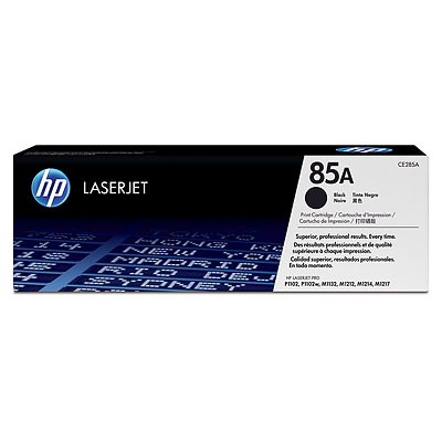 HP 85A Black LJ Toner Cart, CE285A (1,600 pages)