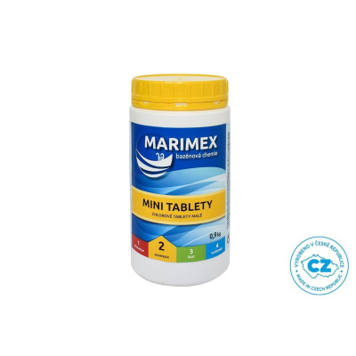 Marimex Mini Tablety 0,9 kg - bazénová chemie - DEZINFEKCE