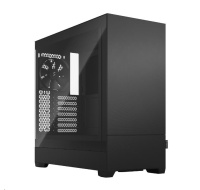 FRACTAL DESIGN skříň Pop Silent Black TG Clear Tint, 2x USB 3.0, bez zdroje, ATX