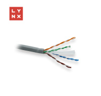 LYNX UTP kabel, Cat6, LSOH, celoměděný, vnitřní, šedý, box 305m