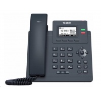 Yealink SIP-T31 IP telefon, 2,3" 132x64 grafický, 2x RJ45 10/100, 2x SIP, s adaptérem