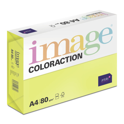 Antalis Papír Image Coloraction Ibiza - reflexní žlutá (NeoGb) A4 (80g/100ks)