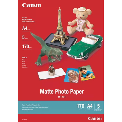 Canon fotopapír MP-101 A4, 50ks, matný, 170 g/m