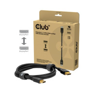 Club3D Kabel DisplayPort 2.1 na DisplayPort 2.1, VESA DP80, 8K240Hz/10K60Hz (M/M), 2m, černá