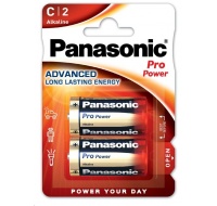 PANASONIC Alkalické baterie Pro Power LR14PPG/2BP C 1,5V (Blistr 2ks)