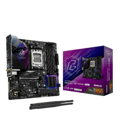 ASRock MB Sc AM5 B850M Riptide WiFi, AMD B850, 4xDDR5, 1xDP, 1xHDMI, WiFi, mATX