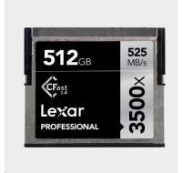 Lexar Pro 3500X Cfast (VPG-130) R525/W445 512GB