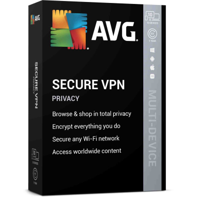 _Nová AVG Secure VPN pro více zařízení, na 12 měsíců