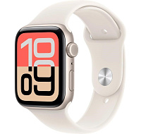 Apple Watch SE 3 GPS + Cellular 40mm Starlight Aluminium Case with Starlight Sport Band - S/M