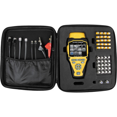 KLEIN TOOLS - VDV Scout® Pro Max Tester s přijímačem Set - 20x RJ45, 20x F-konektor