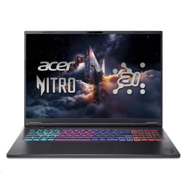 ACER NTB Nitro 18 AI (AN18-61-R3KG),AI 9 365,18" 2560x1600,32GB,1TB SSD,RTX 5060,W11 Home,Obsidian Black
