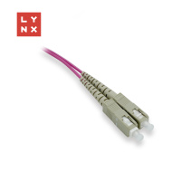 LYNX duplexní patch kabel MM, OM4, SC/SC, 50/125µm, 5m