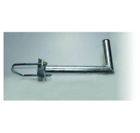 Držák antény na stožár do průměru 120mm s vinklem, žárový zinek, délka 35cm