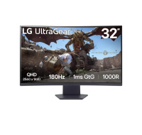 LG MT VA LCD LED 31,5" 32GS60QC - VA panel, 1ms, 180Hz, 2560x1440, HDMI, DP, zakriven, AMD freesync, HDR10, sRGB 99%