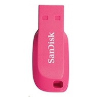 SanDisk Flash Disk 64GB Cruzer Blade, USB 2.0, růžová