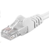 PREMIUMCORD Patch kabel UTP RJ45-RJ45 CAT5e 0.5m bílá