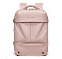 MYBALO Vacuo FLY kompresní cestovní batoh underseat pro RYANAIR - růžový