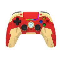 iPega PG-4020A bezdrátový herní ovladač s touchpadem pro PS4/PS3/Windows, Iron Man