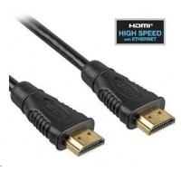 PREMIUMCORD Kabel HDMI - HDMI 0,5m (v1.4, 3D, zlacené kontakty, stíněný)