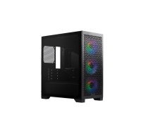 Cooler Master case Elite 302, Průhledná bočnice, mATX, 3x 120mm ARGB Fan, černá
