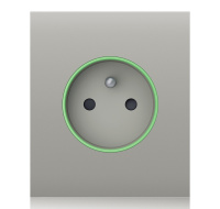 Ajax  CenterCover (smart) - Středový kryt zásuvky, horizontální, ústřicová