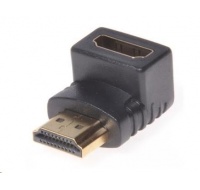 PREMIUMCORD Adapter HDMI M/F zahnutý do pravého úhlu