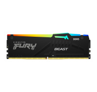 KINGSTON DIMM DDR5 16GB 6800MT/s CL34 Non-ECC FURY Beast RGB EXPO, Černá