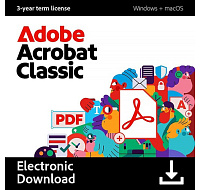Acrobat Pro 2024 (Classic) for ENT MP ML (+CZ) Government Term License (Set up as 12 month) 1 User, Level 1, 1-9