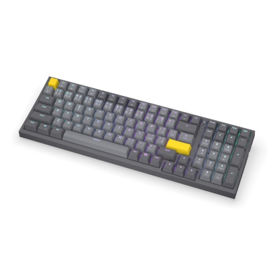 Endorfy herní klávesnice Celeris 1800, bezdrátová, yellow switch, mechanická, CZ layout, RGB