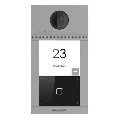 Hikvision DS-KV8113-WME1(C), IP dveřní interkom 1-tlač., čtečka karet, 2MPx kamera, WiFi