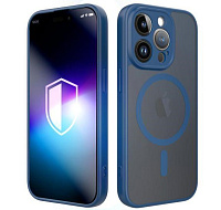 3mk ochranný kryt Misty MagCase Blue pro Apple iPhone 14 Pro