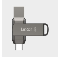 Lexar JumpDrive Dual Drive D400 Type-C/Type-C & Type-A, up to 130MB/s read (USB 3.1) 64GB