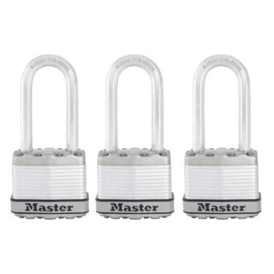 Master Lock Titanový visací zámek -  Excell - 45mm (3 ks / blistr)