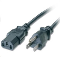 PREMIUMCORD Kabel síťový k počítači 2m s USA zástrčkou